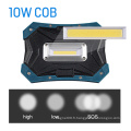 Lumière de travail de COB rechargeable portable avec crochet magnétique